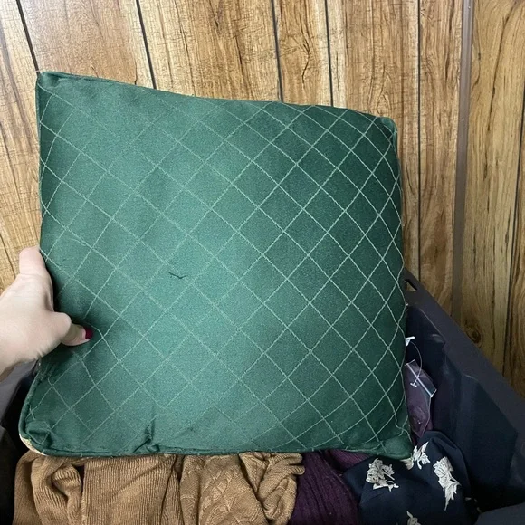 Holiday Christmas Tree Decorative throw Pillow - Picture 3 of 3